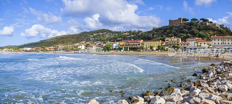 Tuscany - Castiglione，来自Pescaia Seascape